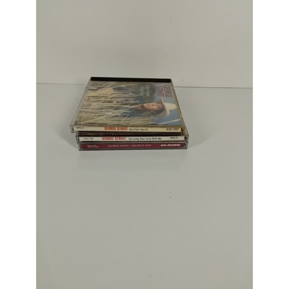 George Strait 3 CD Lot Greatest Hit Easy Come Easy Go Carrying Your Love - Picture 2 of 5